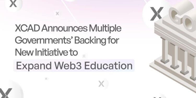 XCAD Declares A number of Governments’ Backing for New Initiative to Broaden Web3 Training