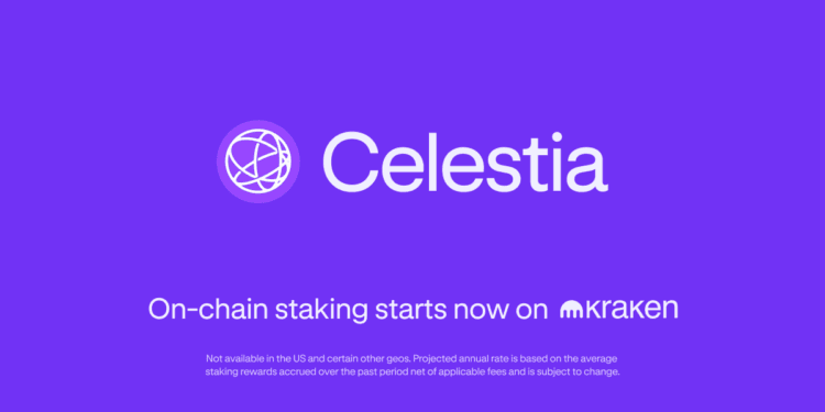 Bonded and Flex Staking for Celestia (TIA) begins now