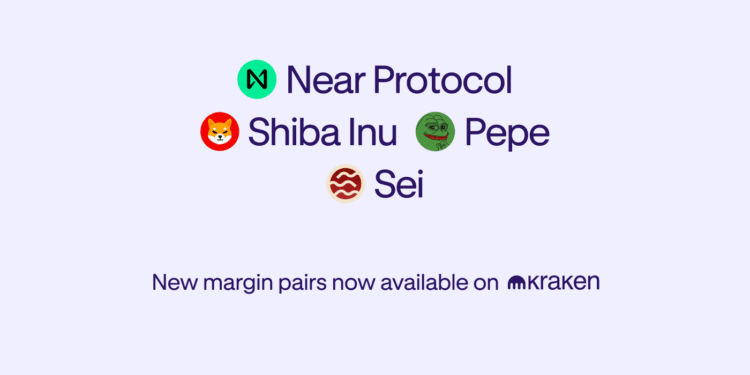 Expanded margin pairs obtainable for PEPE, NEAR, SEI and SHIB!