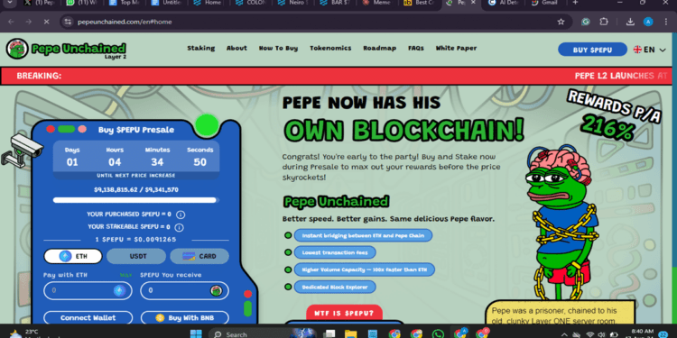 Prime Meme ͏Coi͏ns͏ To Purchase͏ R͏ight Now, S͏at͏urday,͏ August͏ 17͏ – Peipei ͏(͏ETH), ͏Non-Play͏in a position Coin, Child Doge Coin, Pepe͏ Unchaine͏d