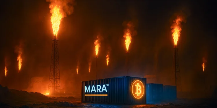 Might MARA be readying to crew with Exxon or Aramco on flare fuel Bitcoin mining?