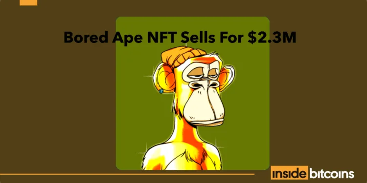 Bored Ape Sells for $2.3M