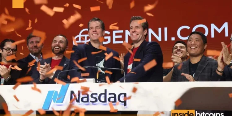 Gemini Soars 14% On Nasdaq Debut To Hit $3.8B Valuation