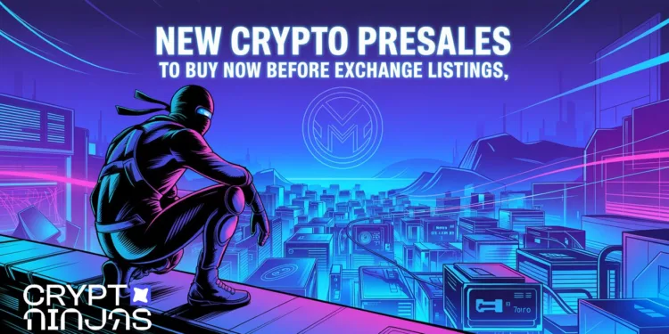 New Crypto Presales to Purchase Now Earlier than Trade Listings