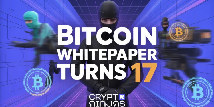 Bitcoin Whitepaper Turns 17 as BTC Hits $110,000 and Market Faces $13.4B Choices Expiry